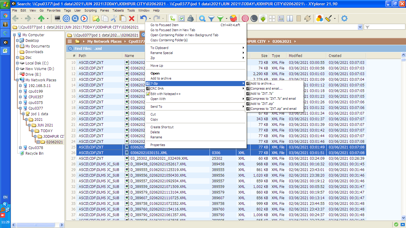 Zipping Same Folder Files