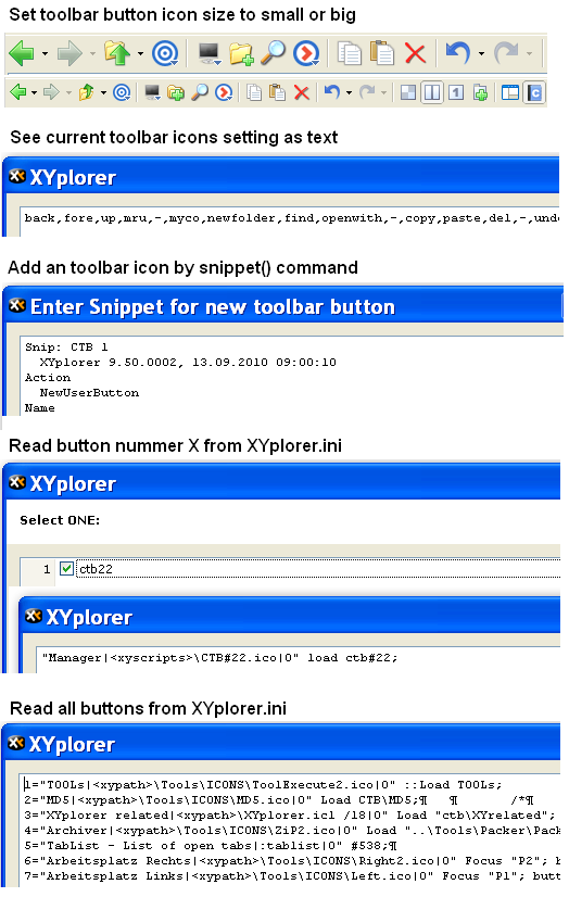 Toolbar Manager Add-Ons