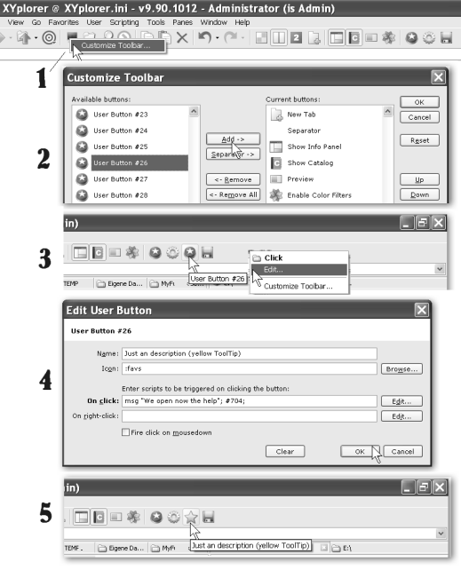 Step by Step HowTo add an button