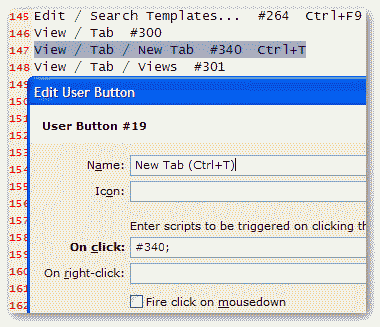 Use internal command IDs with CTB button