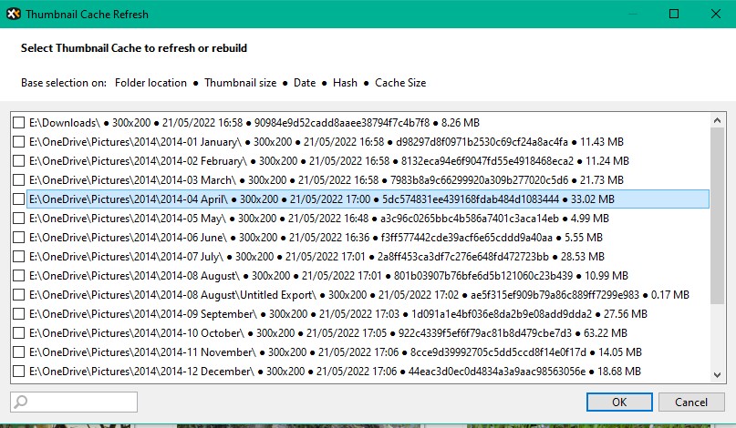 THumbnail - rebuild cache from DB - select all subfolders - result.jpg