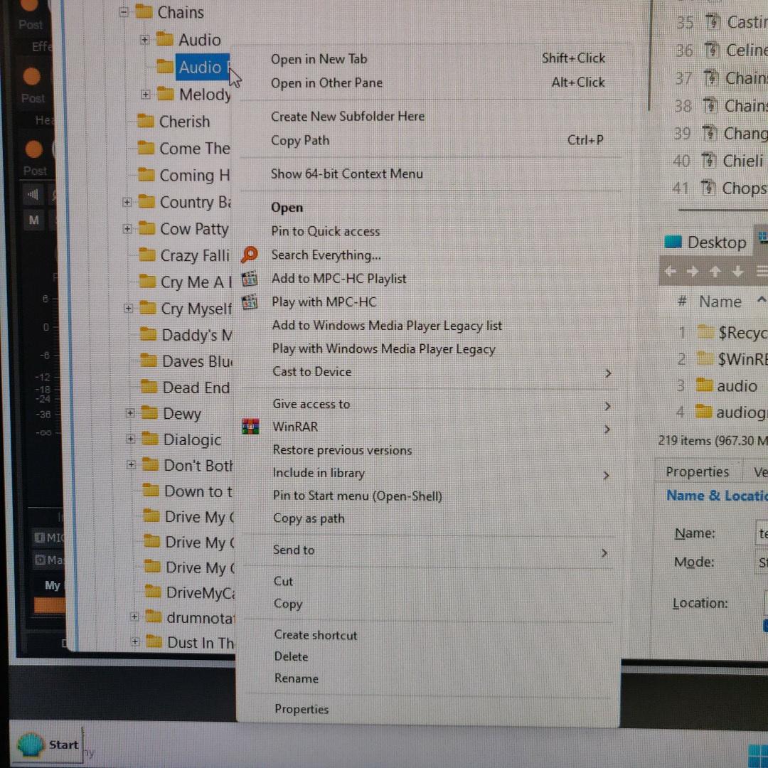 Screen shot of Right Click Drag file