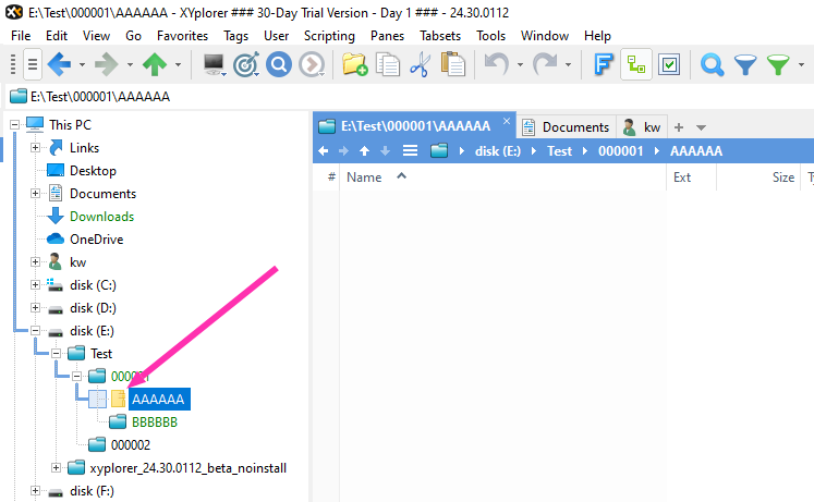 Step 8__Open the folder AAAAAA, and the icon of the folder is the system default icon.png