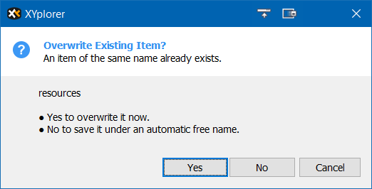 No way to overwrite all?