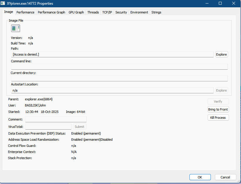 XY not starting properties.PNG