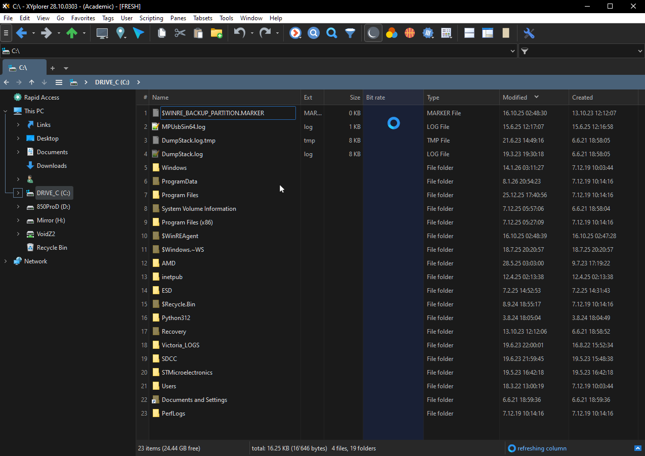 blocked column mock-up
