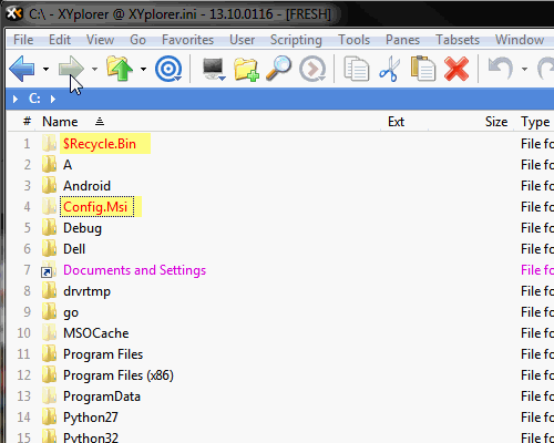 Fresh XY - showing list closing.