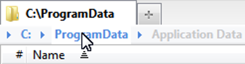 Light Breadcrumb scaled to 200%.