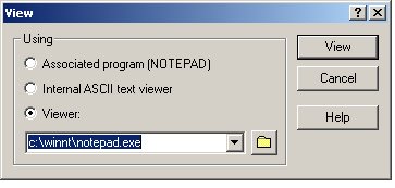 Win Zip -- View options