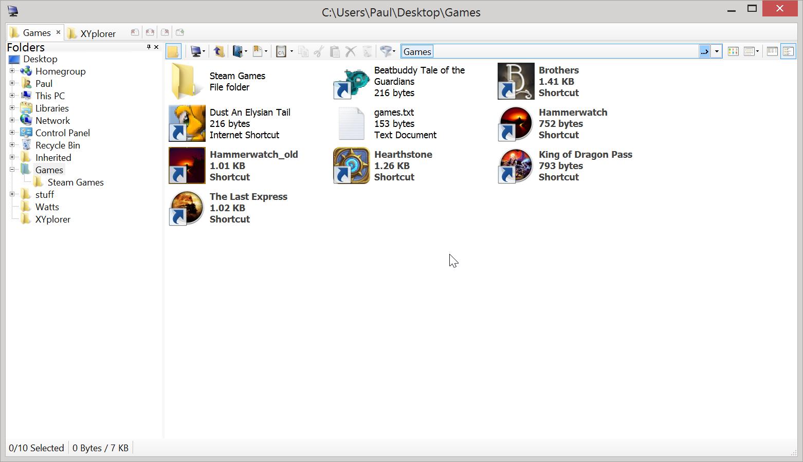 Cubic Explorer tiles view