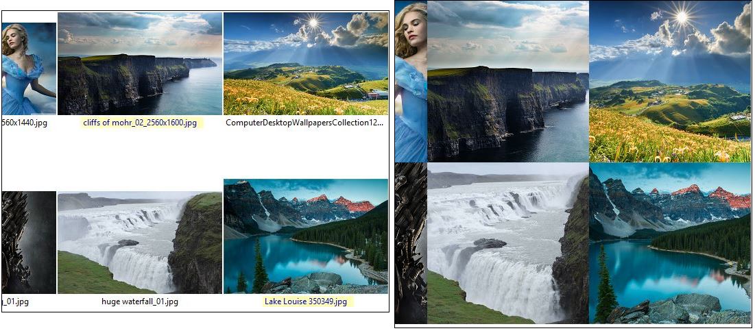 Thumbnail Normal mode (left) vs Gallery mode (right).JPG