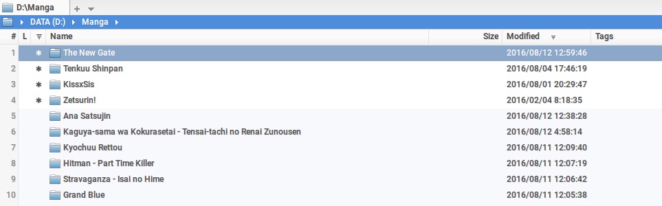 my desired sorting scheme